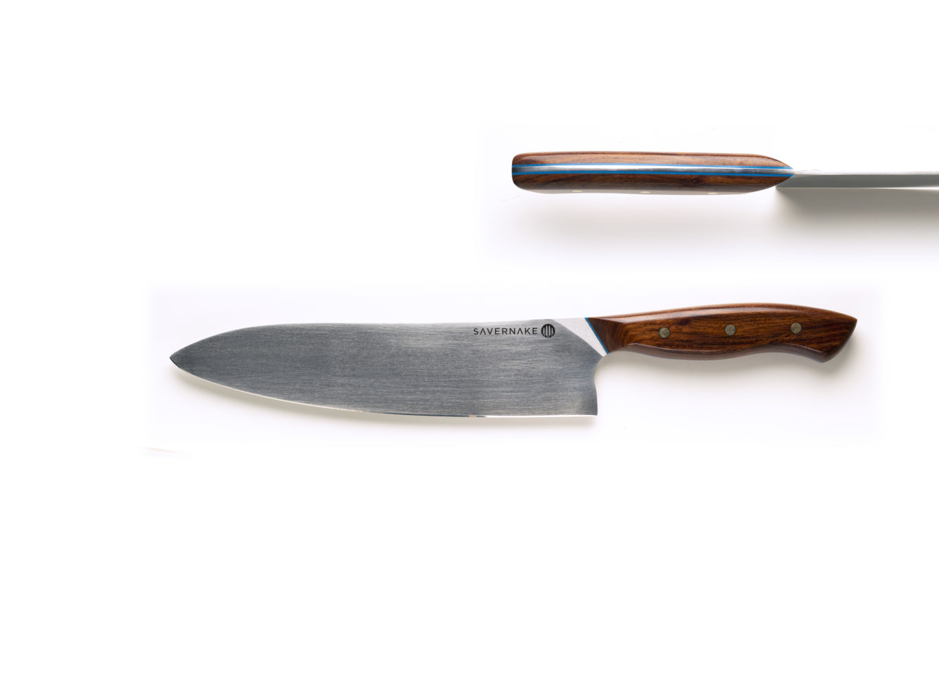 Brawny Chef || Mopane & Blue Liner - Savernake Knives